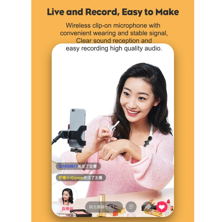 Type-C / USB-C Interface Live Broadcast Wireless Lavalier Microphone, Type-C - HoMEdemic™ 