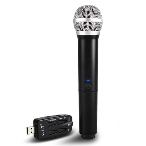 J.I.Y K Song Wireless Microphones for TV PC with Audio Card USB Receiver - HoMEdemic™ 