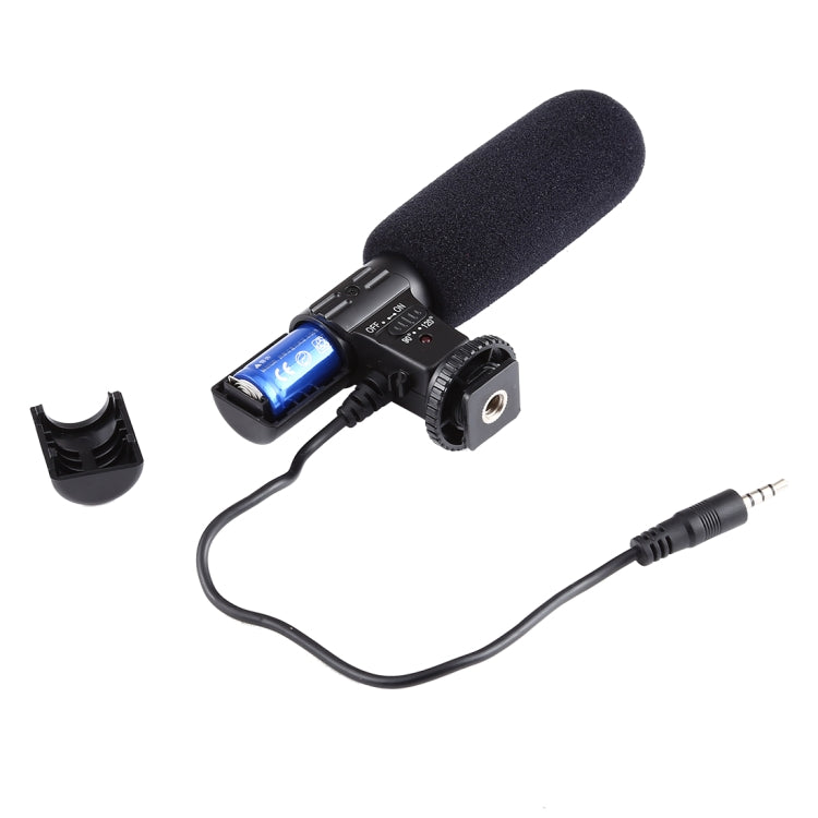 MIC-02 30-18000Hz Rate Sound Clear Stereo Microphone for Smartphone, Cable Length: 28cm - HoMEdemic™ 