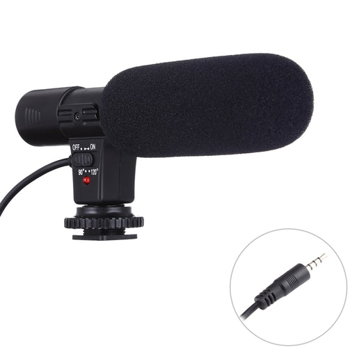 MIC-02 30-18000Hz Rate Sound Clear Stereo Microphone for Smartphone, Cable Length: 28cm - HoMEdemic™ 