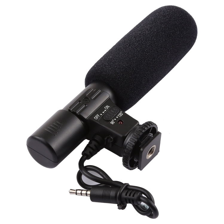 MIC-02 30-18000Hz Rate Sound Clear Stereo Microphone for Smartphone, Cable Length: 28cm - HoMEdemic™ 