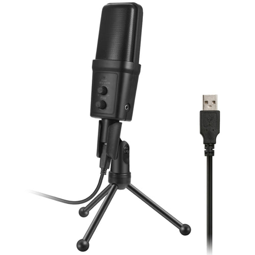 Yanmai SF-970 Professional Condenser Sound Recording Microphone with Tripod Holder & USB Cable , Cable Length: 1.8m - HoMEdemic™ 