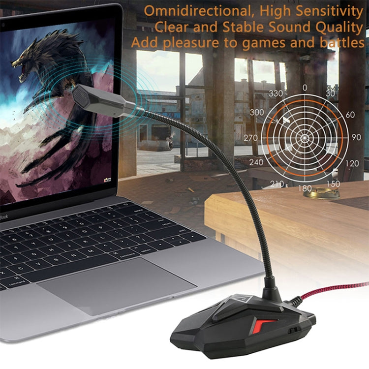 G55 Capacitive Gaming Microphone with LED Indicator - HoMEdemic™ 