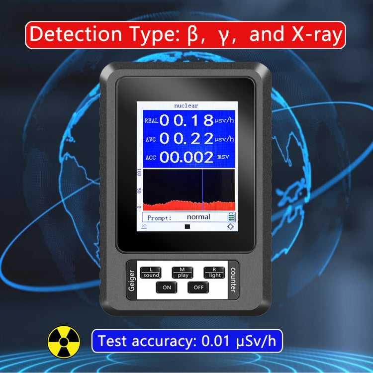 XR1-B Digital Display Nuclear Radiation Detector - HoMEdemic™ 
