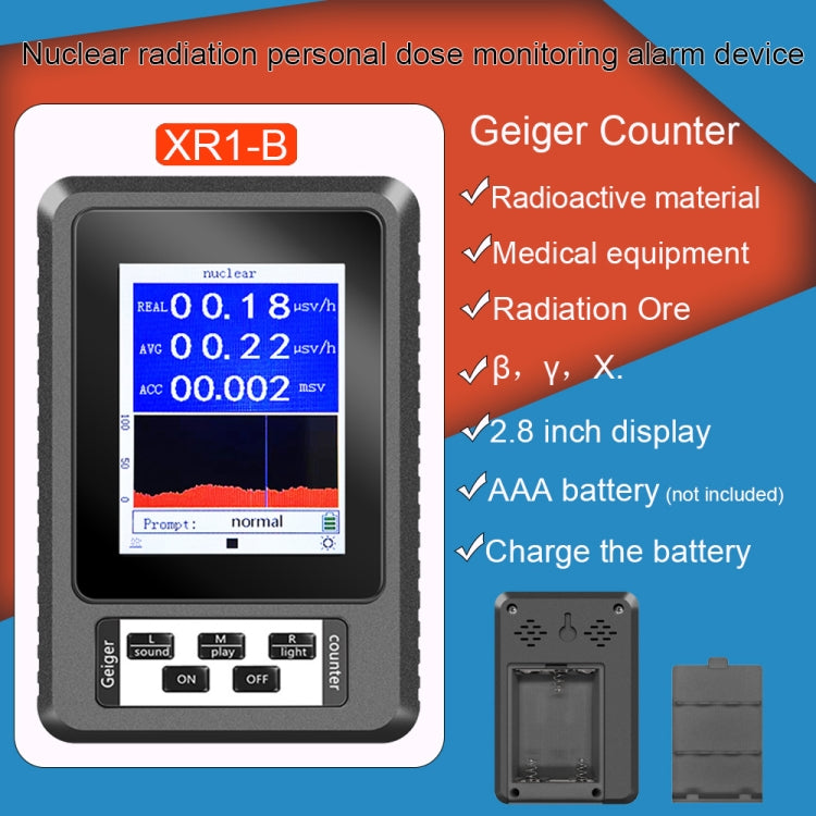XR1-B Digital Display Nuclear Radiation Detector - HoMEdemic™ 