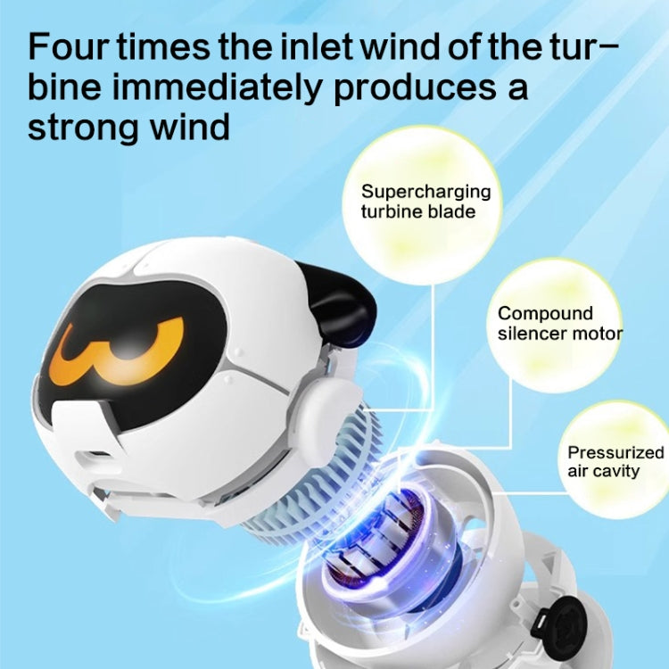 MF082 Portable Hanging Neck Pudding Electric Fan(White) - HoMEdemic™ 