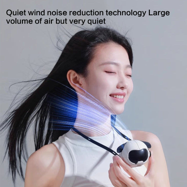 MF082 Portable Hanging Neck Pudding Electric Fan(White) - HoMEdemic™ 