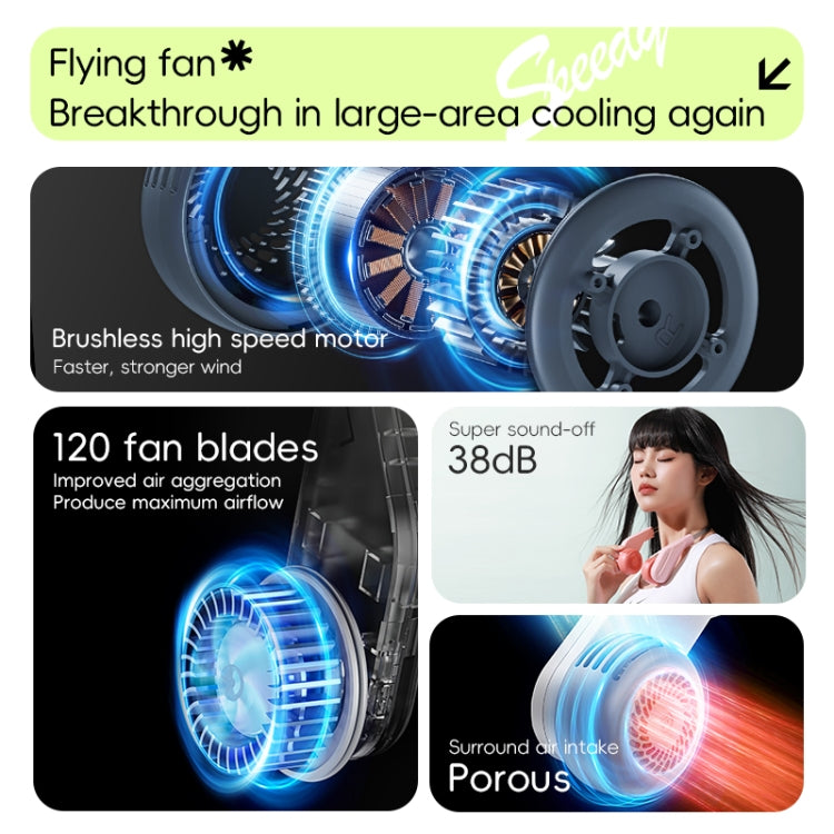 MF089 Speedy Neck Band Electric Fan(Pink) - HoMEdemic™ 