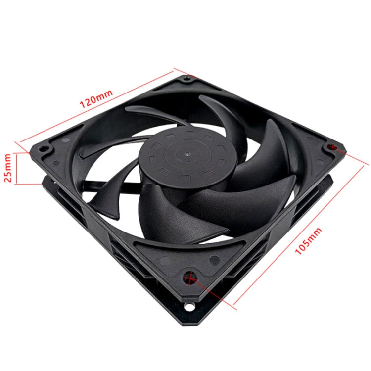 MF12025 4pin High Air Volume High Wind Pressure FDB Magnetic Suspension Chassis Fan 2200rpm (White) - HoMEdemic™ 