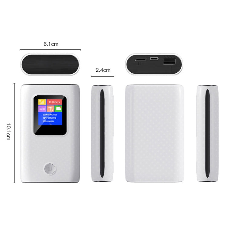 MF905C EU 4G LTE WIFI Router Portable 6000mAh Charging Treasure Wireless Hotspot 150Mbps Pocket Mobile Modem - HoMEdemic™ 