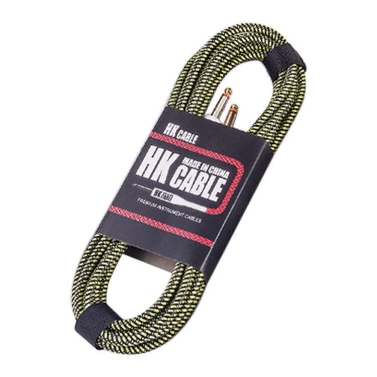 Wooden Guitar Bass Connection Cable Noise Reduction Audio Cable, Cable Length: 5m, Random Color Delivery - HoMEdemic™ 
