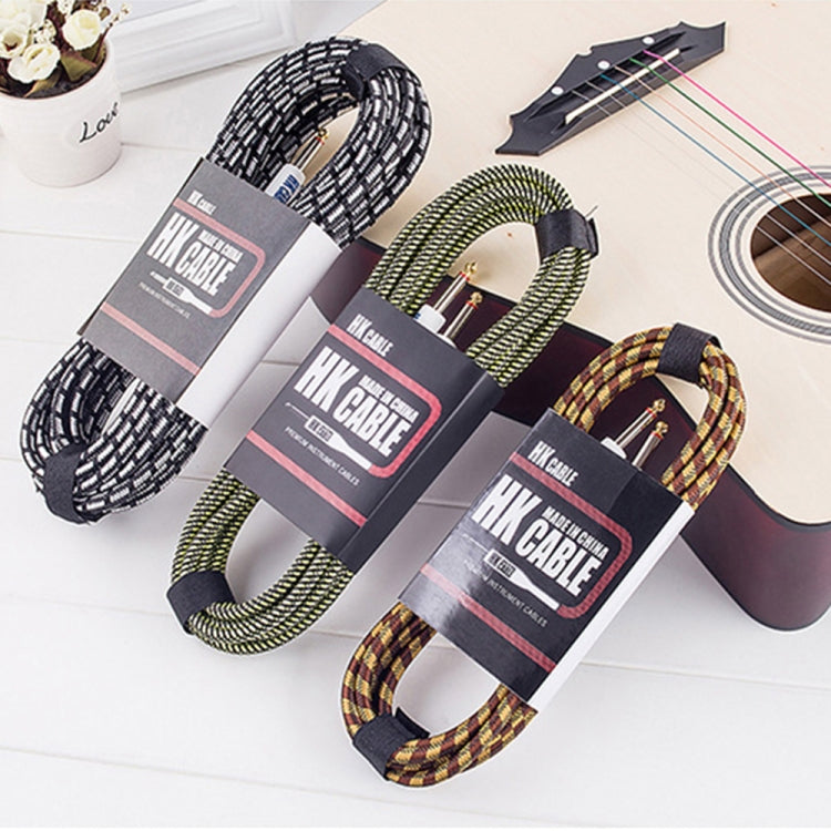 Wooden Guitar Bass Connection Cable Noise Reduction Audio Cable, Cable Length: 5m, Random Color Delivery - HoMEdemic™ 