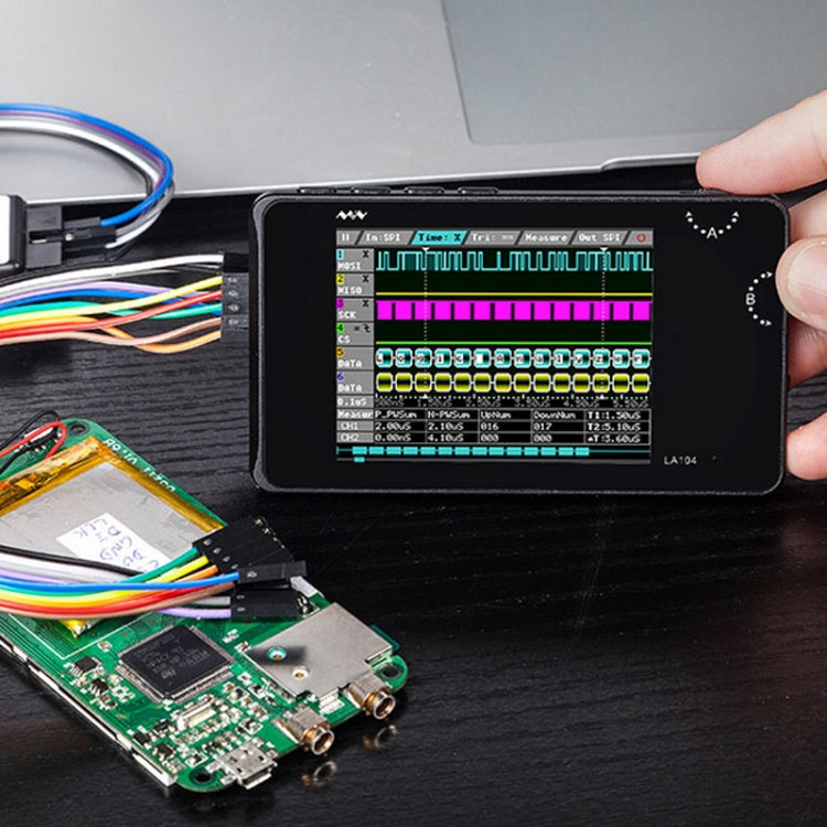 MINIWARE LA104 Logic Analyzer 4-Channel Debugging Assistant Sampling Analog Oscilloscope - HoMEdemic™ 