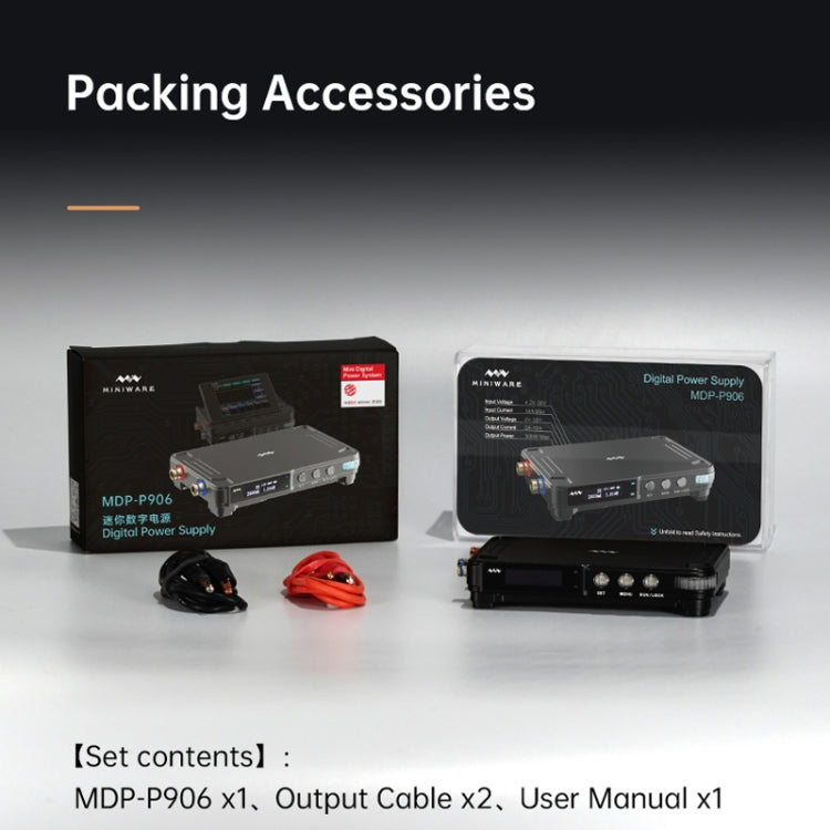 MINIWARE Rise And Fall Linear Switching DC Mini Digital Power Module, Model: MDP-P906 - HoMEdemic™ 