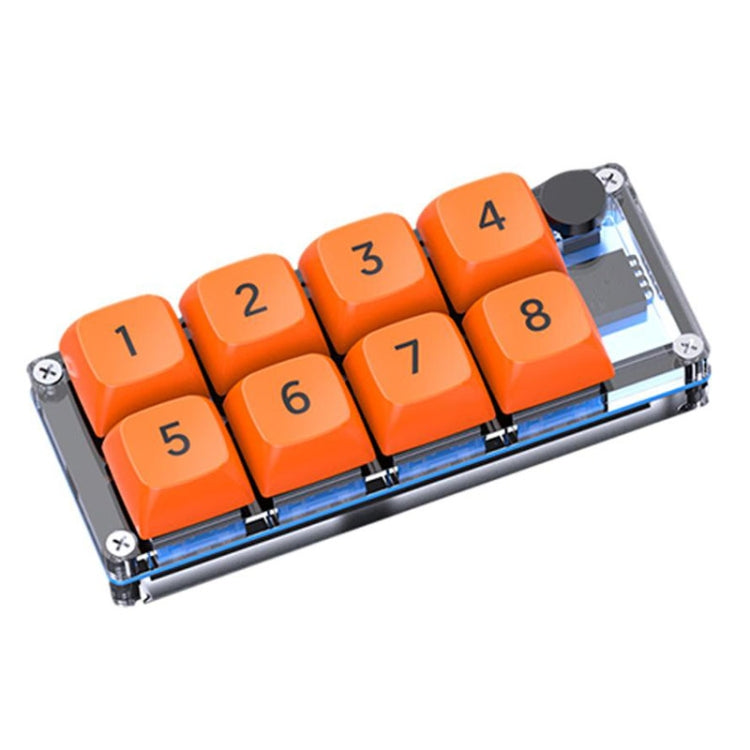 MKESPN Shortcut Macro Defined Wired Samll Keypad Single Handed Gaming Keyboard(Transparent) - HoMEdemic™ 