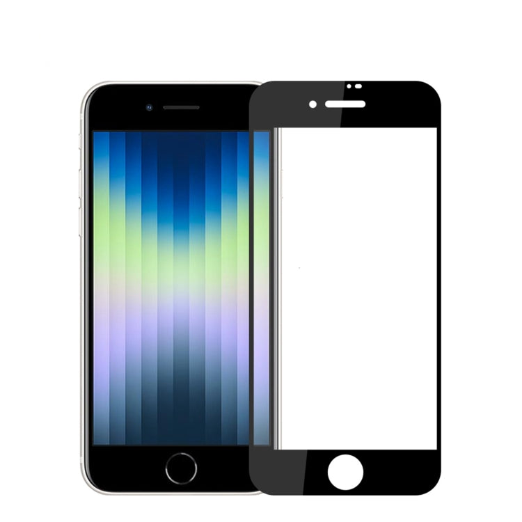 MOFI 9H 2.5D Full Screen Tempered Glass Film For iPhone SE 2022(Black) - HoMEdemic™ 