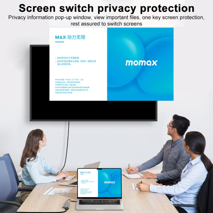 MOMAX DH17 7 in 1 ONELINK Travel Case Type-C to USB Docking Station HUB Adapter - HoMEdemic™ 