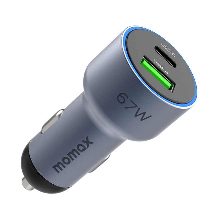 MOMAX UC16E 67W USB-C / Type-C + USB Dual Ports Car Charger - HoMEdemic™ 