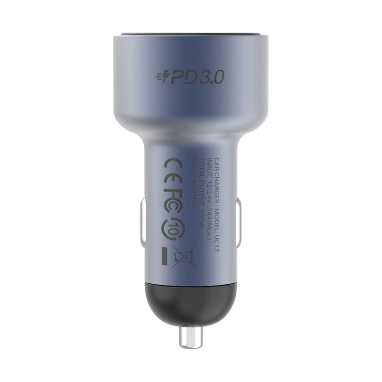 MOMAX UC17E 100W USB-C / Type-C x 2 + USB Three Ports Car Charger - HoMEdemic™ 