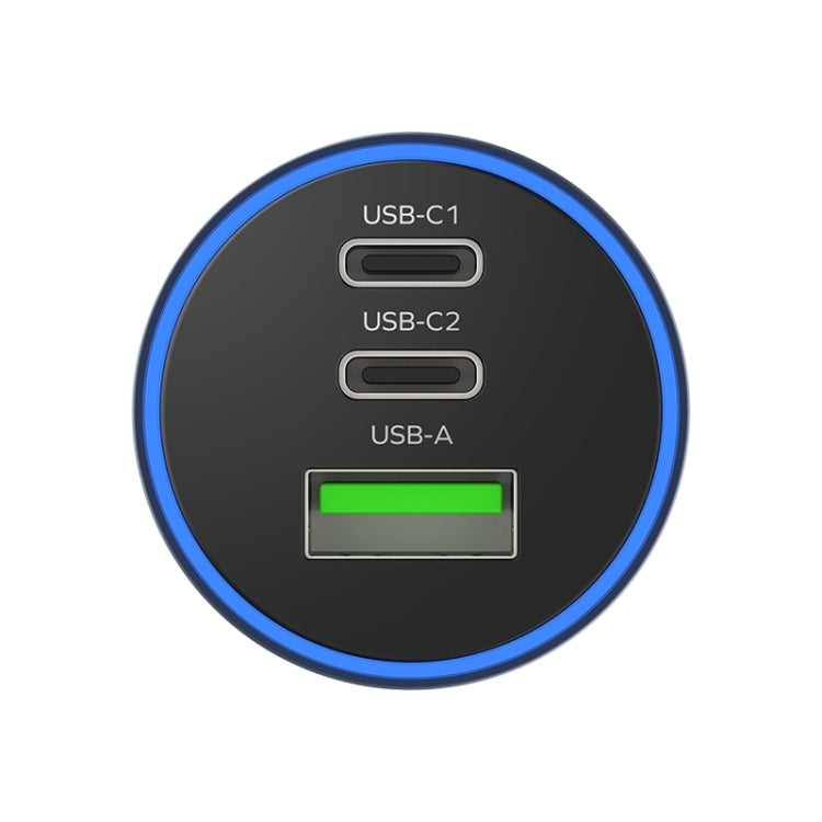 MOMAX UC17E 100W USB-C / Type-C x 2 + USB Three Ports Car Charger - HoMEdemic™ 