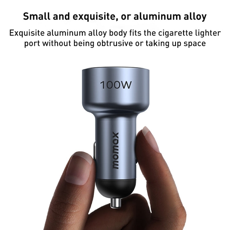 MOMAX UC17E 100W USB-C / Type-C x 2 + USB Three Ports Car Charger - HoMEdemic™ 
