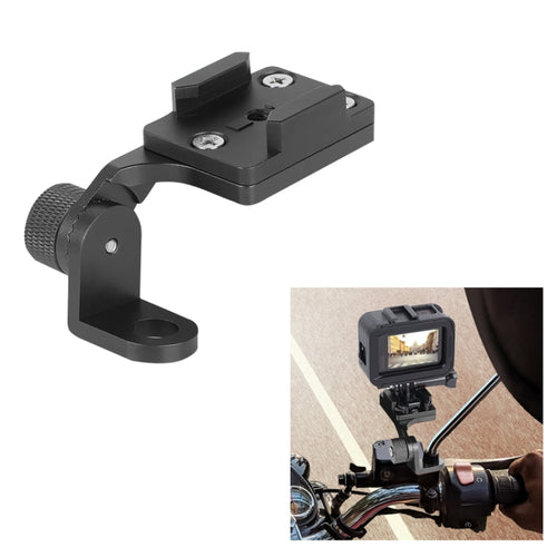 RUIGPRO Motorcycle Handlebar Alloy Phone Bracket for GoPro, Insta360, DJI and Other Action Cameras(Black) - HoMEdemic™ 