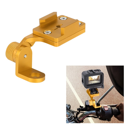 RUIGPRO Motorcycle Handlebar Alloy Phone Bracket for GoPro, Insta360, DJI and Other Action Cameras(Gold) - HoMEdemic™ 