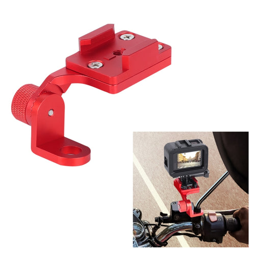 RUIGPRO Motorcycle Handlebar Alloy Phone Bracket for GoPro, Insta360, DJI and Other Action Cameras(Red) - HoMEdemic™ 