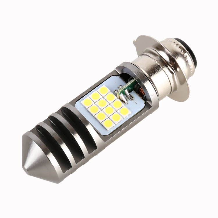 PX15D DC12V / 7.4W Motorcycle LED Headlight with 24LEDs SMD-3030 Lamp Beads, PX15D Style 1 (White Light), PX15D Style 1 (Yellow + White)