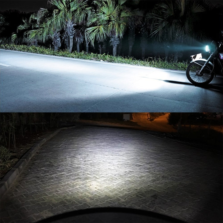 PX15D DC12V / 7.4W Motorcycle LED Headlight with 24LEDs SMD-3030 Lamp Beads, PX15D Style 1 (White Light), PX15D Style 1 (Yellow + White)