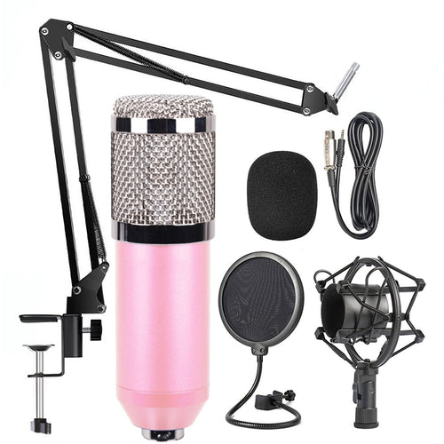 BM-800 Network K-Song Dedicated High-end Metal Shock Mount Microphone Set - HoMEdemic™ 