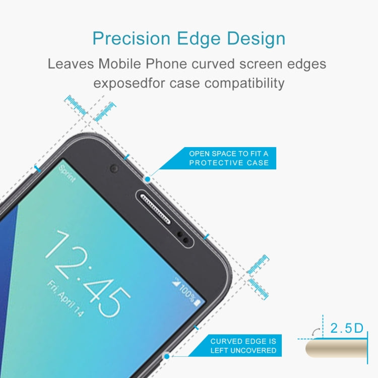 10 PCS 0.26mm 9H 2.5D Tempered Glass Film for Samsung Galaxy J7 V, For Galaxy J7 V(10 PCS) - HoMEdemic™ 