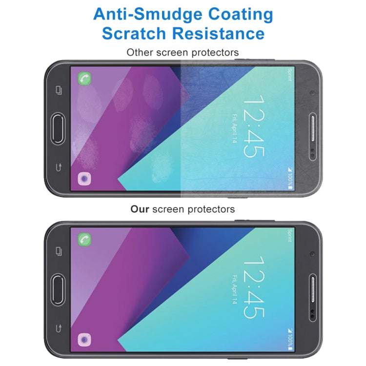 10 PCS 0.26mm 9H 2.5D Tempered Glass Film for Samsung Galaxy J7 V, For Galaxy J7 V(10 PCS) - HoMEdemic™ 