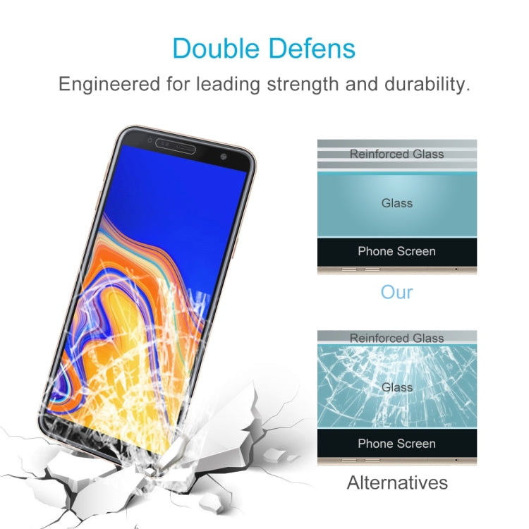 10 PCS 0.26mm 9H Surface Hardness 2.5D Curved Edge Tempered Glass Film for Galaxy J4+ / J6+, For Galaxy J4+ / J6+ - HoMEdemic™ 