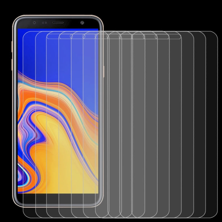 10 PCS 0.26mm 9H Surface Hardness 2.5D Curved Edge Tempered Glass Film for Galaxy J4+ / J6+, For Galaxy J4+ / J6+ - HoMEdemic™ 