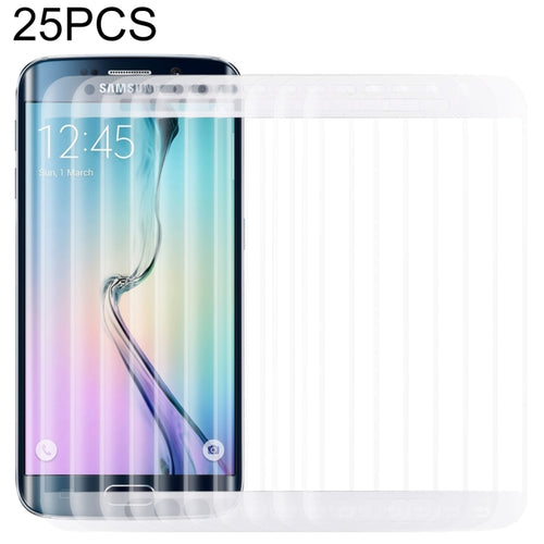 25 PCS For Galaxy S6 Edge 0.3mm 9H Surface Hardness 3D Curved Full Screen Cover Explosion-proof Tempered Glass Film - HoMEdemic™ 