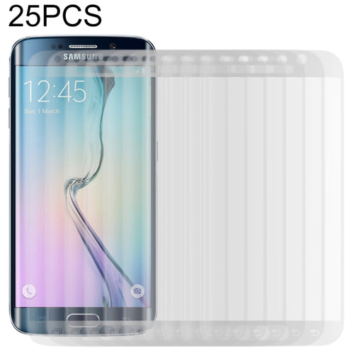 25 PCS For Galaxy S6 Edge 0.2mm 9H Surface Hardness 3D Curved Surface Full Screen Cover Explosion-proof Tempered Glass Film - HoMEdemic™ 