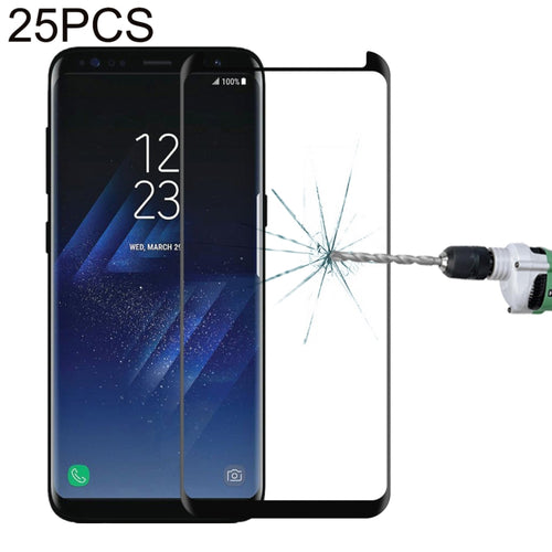 25 PCS For Galaxy S8 Plus / G955 0.26mm 9H Surface Hardness 3D Explosion-proof Non-full Edge Glue Screen Curved Case Friendly Tempered Glass Film - HoMEdemic™ 