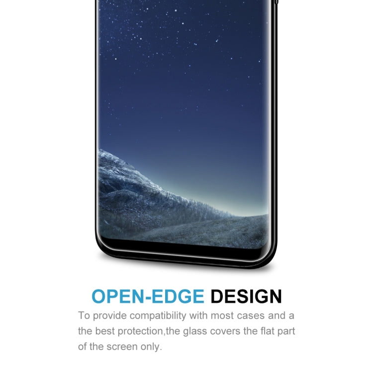25 PCS For Galaxy S8 Plus / G955 0.26mm 9H Surface Hardness 3D Explosion-proof Non-full Edge Glue Screen Curved Case Friendly Tempered Glass Film