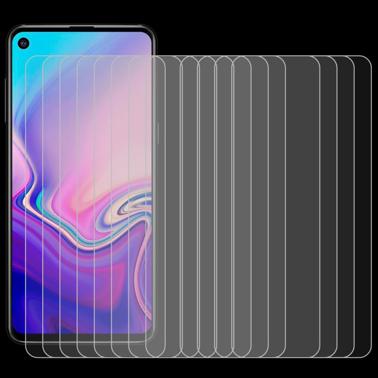 10 PCS 0.26mm 9H 2.5D Explosion-proof Tempered Glass Film for Galaxy A8s, For Galaxy A8s - HoMEdemic™ 