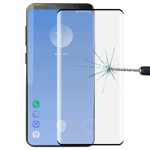 0.3mm 9H 3D Full Screen Tempered Glass Film for Galaxy S10, Screen Fingerprint Unlocking is Supported - HoMEdemic™ 