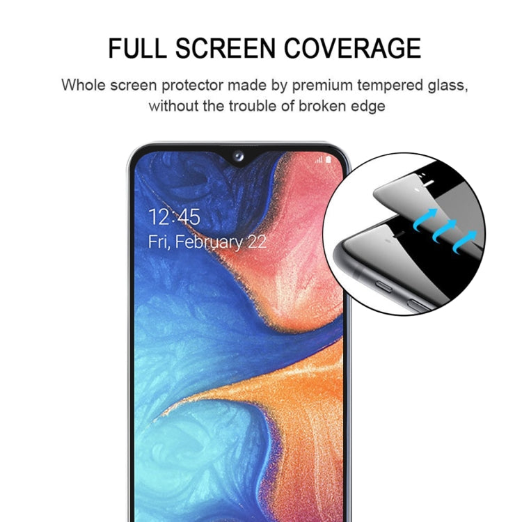 Full Glue Full Cover Screen Protector Tempered Glass film for Galaxy A20e, For Galaxy A20e - HoMEdemic™ 