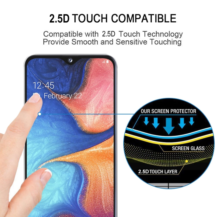 Full Glue Full Cover Screen Protector Tempered Glass film for Galaxy A20e, For Galaxy A20e - HoMEdemic™ 