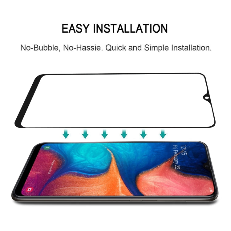 Full Glue Full Cover Screen Protector Tempered Glass film for Galaxy A20e, For Galaxy A20e - HoMEdemic™ 