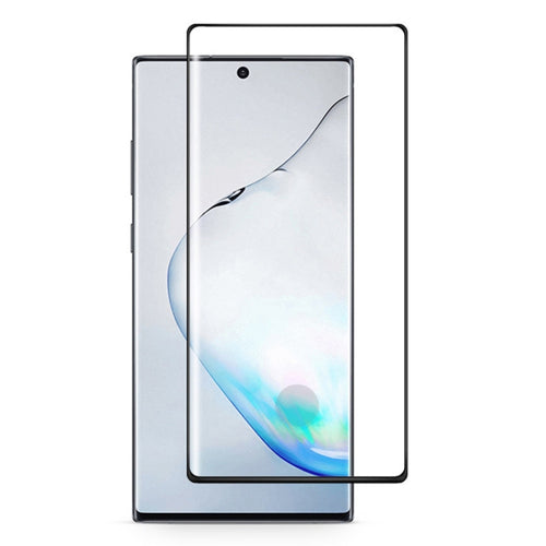 For Galaxy Note 10+  0.3mm 9H Surface Hardness 3D Curved Edge Glue Curved Full Screen Tempered Glass Film, Fingerprint Unlock Is Supported - HoMEdemic™ 