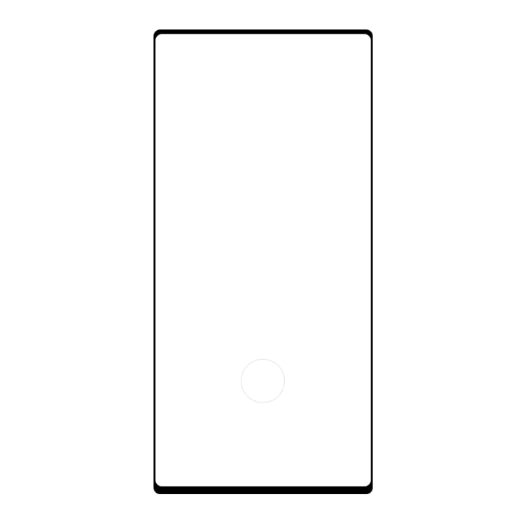 For Galaxy Note 10+ Full Glue 3D Curved Edge Tempered Glass Film, Fingerprint Unlock Is Supported, For Galaxy Note 10+ 9H (1 PC) - HoMEdemic™ 