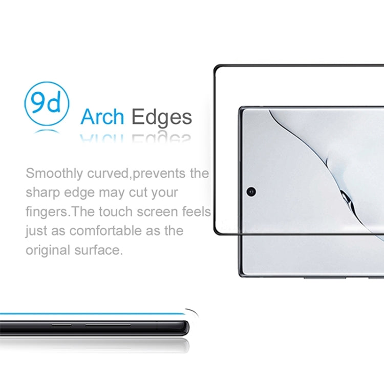 For Galaxy Note 10+ Full Glue 3D Curved Edge Tempered Glass Film, Fingerprint Unlock Is Supported, For Galaxy Note 10+ 9H (1 PC) - HoMEdemic™ 