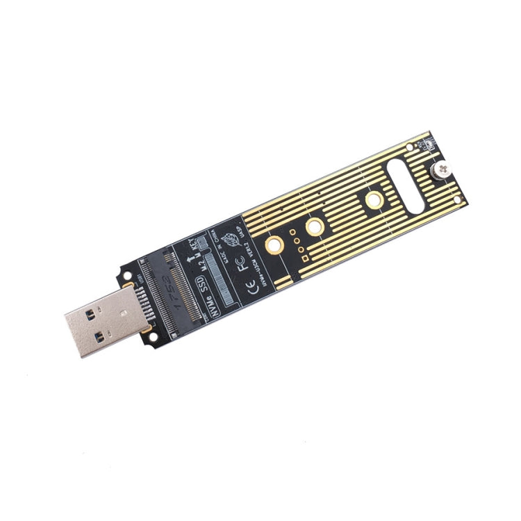 MSA7780 M.2 NVME PCI-E SSD to USB 3.1 Type-A Plug-in Adapter Card, NGFF to USB Type-A - HoMEdemic™ 