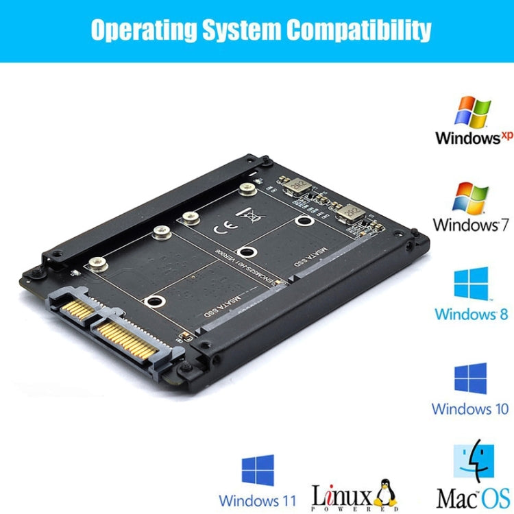 MSATA To SATA3 Transfer Card SSD Solid State Drive To 6G Interface Conversion Card(ENCMS2S-H01) - HoMEdemic™ 