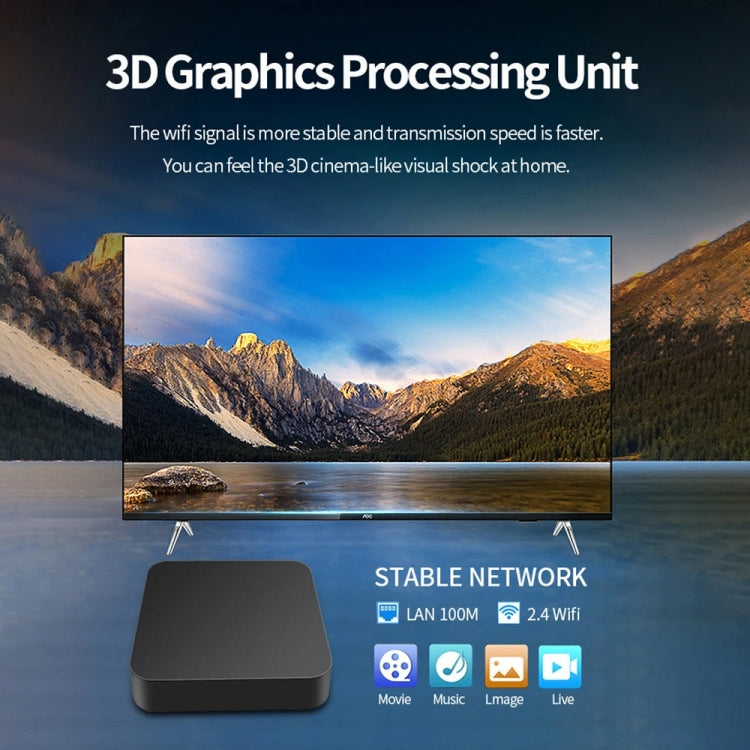MXQ Pro RK3228A Quad-Core CPU 4K HD Network Set-Top Box, RAM:2GB+16GB(AU Plug) - HoMEdemic™ 